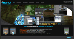 Desktop Screenshot of heroengine.com