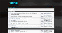 Desktop Screenshot of community.heroengine.com